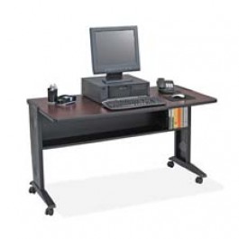 Safco Reversible Top Mobile Computer Desk