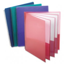 Oxford Wire Binding 8-Pocket Folders
