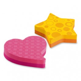 3M Post-it Star and Heart-shaped Note Pads