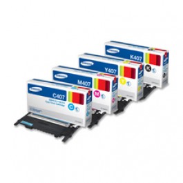 Samsung CLTC/K/M/Y407S Toner Cartridges