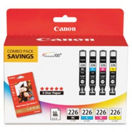 Canon CLI-226 4 Color Value Pack