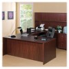 Lorell Essentials Series Mahogany Lam. Desking