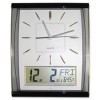Tatco LCD Inset Elegant Rectangular Wall Clock