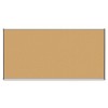 Lorell Satin Finish Trim Natural Cork Board