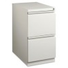 Lorell Lt. Gray F/F Full Extensn Mobile Pedestal 