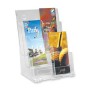 Deflect-O 6-Leaflet Tiered Desktop Lit. Holder